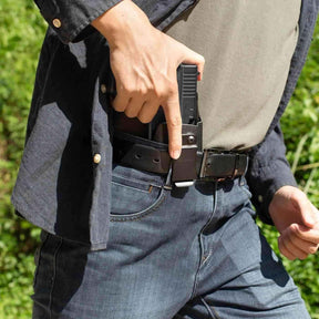 Holster Compatible with Glock 17/19 Gen 3-5 & Glock 19X/44/45 with Olight Baldr Pro/Baldr Pro R/Valkyrie PL Pro/Valkyrie Turbo, Adj. Cant, Adj. Retention, Fit 1.5'' 1.75'' Wide Belt